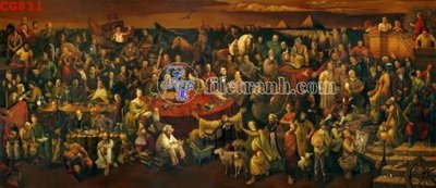 File tranh File gốc tranh công giáo CG831 (gốc) chủ đề thành phố