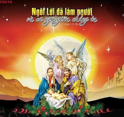 File tranh File gốc tranh công giáo CG836 (gốc) chủ đề thiên nhiên