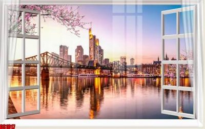 File tranh gốc File tranh gốc cửa sổ 3D CS1017 (sắc nét từng chi tiết)