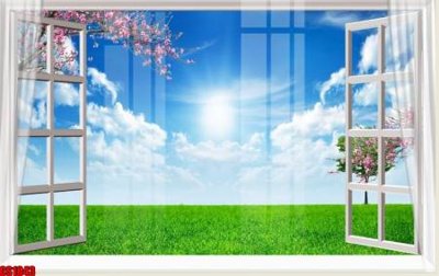 File tranh File tranh gốc cửa sổ 3D CS1043 (ảnh gốc) cho in ấn kỹ thuật số