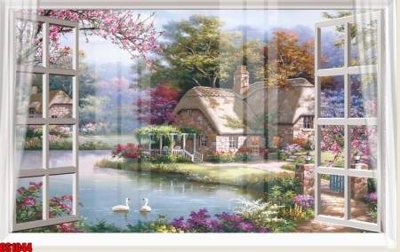 Tải file File tranh gốc cửa sổ 3D CS1044 (ảnh gốc) độ phân giải 300dpi