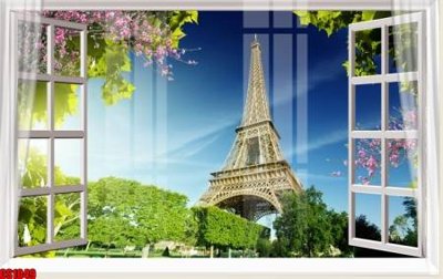 File tranh File tranh gốc cửa sổ 3D CS1049 (gốc) in backlit film