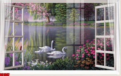 Tệp tin gốc File tranh gốc cửa sổ 3D CS1067 (chất lượng) File tranh gốc cửa sổ 3D CS1067