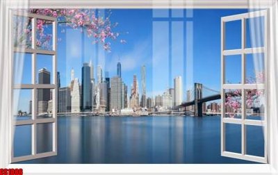 File gốc File tranh gốc cửa sổ 3D CS1086 (thiết kế) cho in ấn