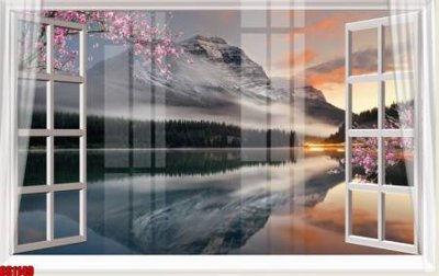 Tải file File tranh gốc cửa sổ 3D CS1149 (gốc) làm tranh treo tường
