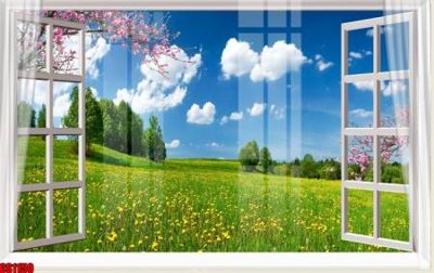 File tranh File tranh gốc cửa sổ 3D CS1150 (gốc) chủ đề tĩnh vật