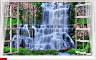 File PSD File tranh gốc cửa sổ 3D CS1157 (chất lượng in ấn)