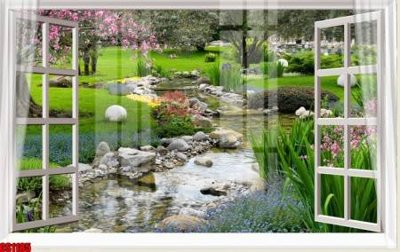 Hình ảnh file gốc File tranh gốc cửa sổ 3D CS1185 cho in UV