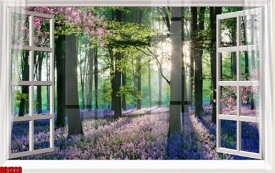 File gốc File tranh gốc cửa sổ 3D CS1223 (in mica) làm bảng hiệu