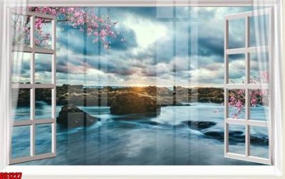 File gốc File tranh gốc cửa sổ 3D CS1227 (ảnh rõ nét) để in