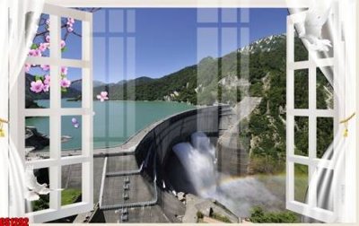 Tải file File tranh gốc cửa sổ 3D CS1292 (gốc) chủ đề hoa sen