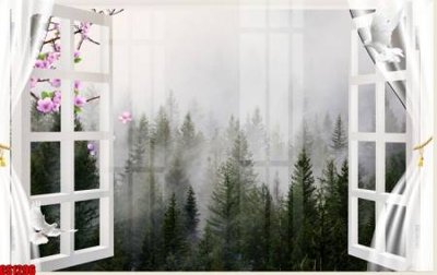 File tranh gốc File tranh gốc cửa sổ 3D CS1296 (bản quyền) độc đáo