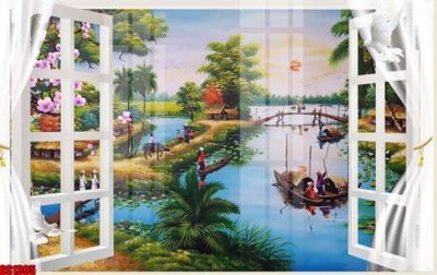 Mua file gốc File tranh gốc cửa sổ 3D CS1305 (in ấn) tại Filetranh.com