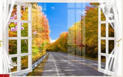 Tải file File tranh gốc cửa sổ 3D CS1327 (gốc) in trên mọi chất liệu