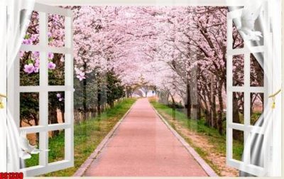 File in ấn File tranh gốc cửa sổ 3D CS1339 (bản gốc) cao cấp