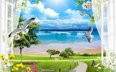 File gốc File gốc cửa sổ 3D CS134 (PNG) trong suốt (transparent)