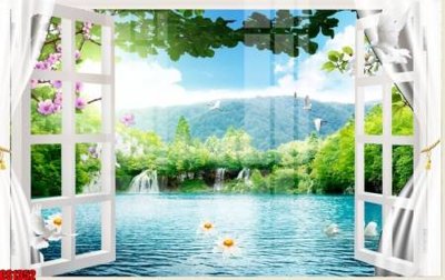 File gốc File tranh gốc cửa sổ 3D CS1352 (in 3D) cho trang trí