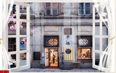 File gốc File tranh gốc cửa sổ 3D CS1361 (ảnh chi tiết) để in trần