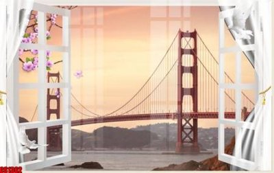 File gốc File tranh gốc cửa sổ 3D CS1362 (trang trí) phòng trẻ em