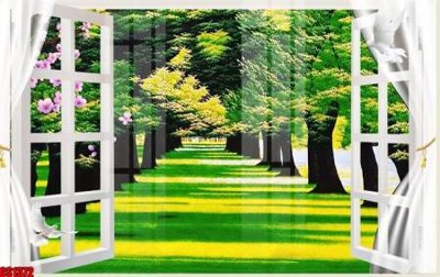 File gốc File tranh gốc cửa sổ 3D CS1372 (AI/EPS) cho in ấn