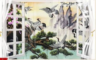 File in ấn chuyên nghiệp File tranh gốc cửa sổ 3D CS1397 (file gốc)