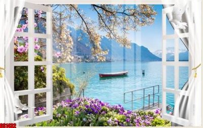 Hình ảnh file gốc File tranh gốc cửa sổ 3D CS1432 cho in UV