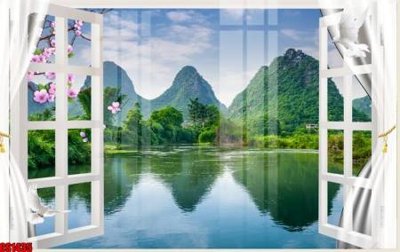 Download file File tranh gốc cửa sổ 3D CS1435 (chuẩn in) File tranh gốc cửa sổ 3D CS1435