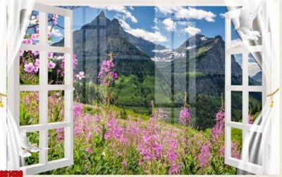 File PSD File tranh gốc cửa sổ 3D CS1436 (gốc) cho designer