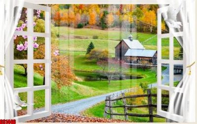 File tranh File tranh gốc cửa sổ 3D CS1446 (ảnh gốc) độ nét vượt trội