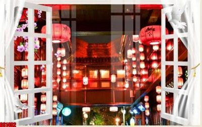 File gốc File tranh gốc cửa sổ 3D CS1492 (trang trí) cho phòng khách