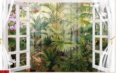 File gốc File tranh gốc cửa sổ 3D CS1507 (in mica) trang trí