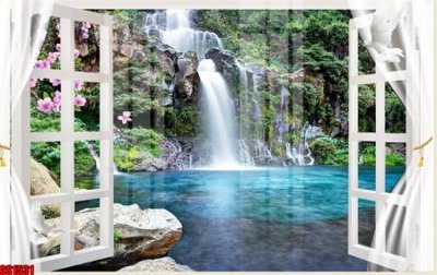 File tranh in mica File tranh gốc cửa sổ 3D CS1531 (độ phân giải cao)