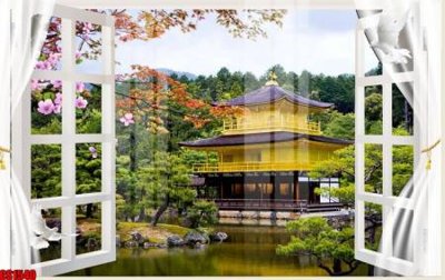 File tranh File tranh gốc cửa sổ 3D CS1540 (bản gốc) trang trí văn phòng