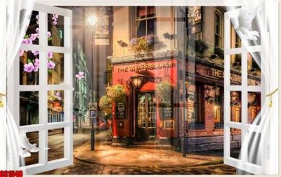 File gốc File tranh gốc cửa sổ 3D CS1548 (in mica) làm quà tặng