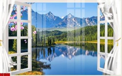 Tải file File tranh gốc cửa sổ 3D CS1589 (gốc) in trên mọi chất liệu