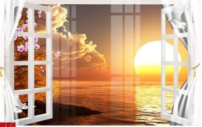 Download file gốc File tranh gốc cửa sổ 3D CS1614 (in mica) trang trí