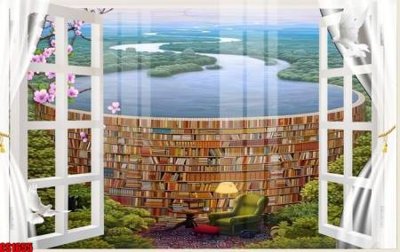 File gốc File tranh gốc cửa sổ 3D CS1655 (trang trí) phòng trẻ em