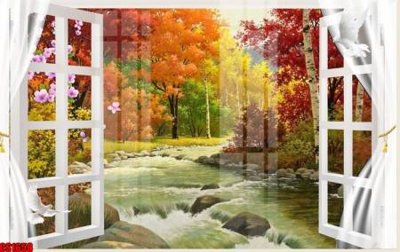Ảnh gốc File tranh gốc cửa sổ 3D CS1658 (độ nét cao) in mica