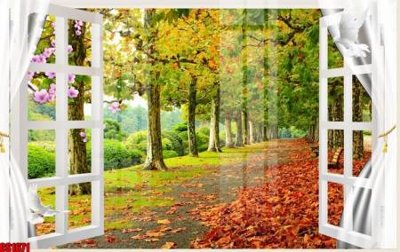 File gốc File tranh gốc cửa sổ 3D CS1671 (in mica) làm bảng hiệu