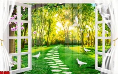 Mua file gốc File tranh gốc cửa sổ 3D CS1683 (PSD) tại Filetranh.com