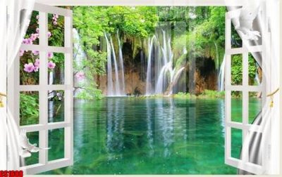 File tranh in mica File tranh gốc cửa sổ 3D CS1688 (độ phân giải cao)