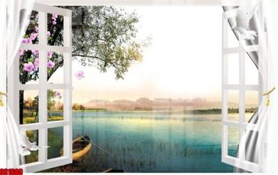 Download file File tranh gốc cửa sổ 3D CS1689 (gốc) in mica đèn LED