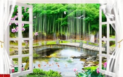 Tải file gốc File tranh gốc cửa sổ 3D CS1693 (in khổ lớn) không mờ