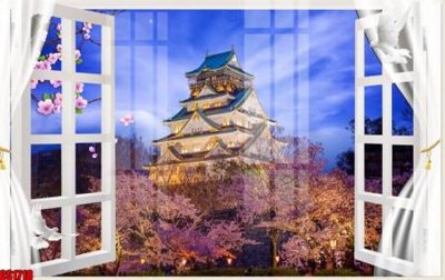 File gốc File tranh gốc cửa sổ 3D CS1718 (phong cách) tối giản