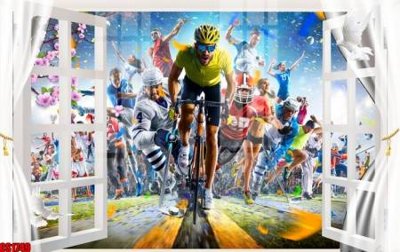 Download file gốc File tranh gốc cửa sổ 3D CS1749 (in lụa) hoa lá