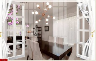 File gốc File tranh gốc cửa sổ 3D CS1759 (trang trí) phòng làm việc