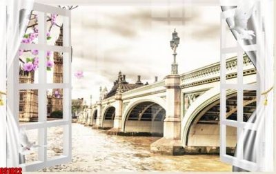 File tranh File tranh gốc cửa sổ 3D CS1822 (ảnh gốc) độc quyền