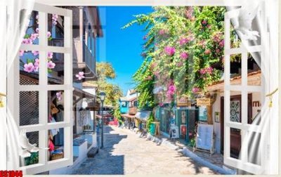 File ảnh File tranh gốc cửa sổ 3D CS1844 (gốc) in quảng cáo ngoài trời