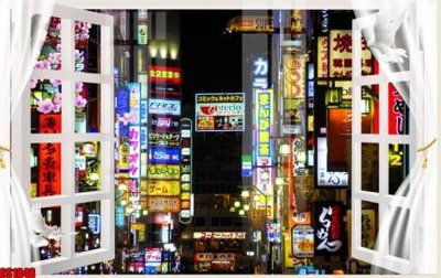 File gốc File tranh gốc cửa sổ 3D CS1848 (trang trí) phòng trẻ em