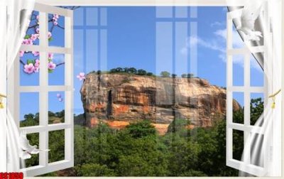 File ảnh File tranh gốc cửa sổ 3D CS1859 (gốc) cho trang trí nội thất